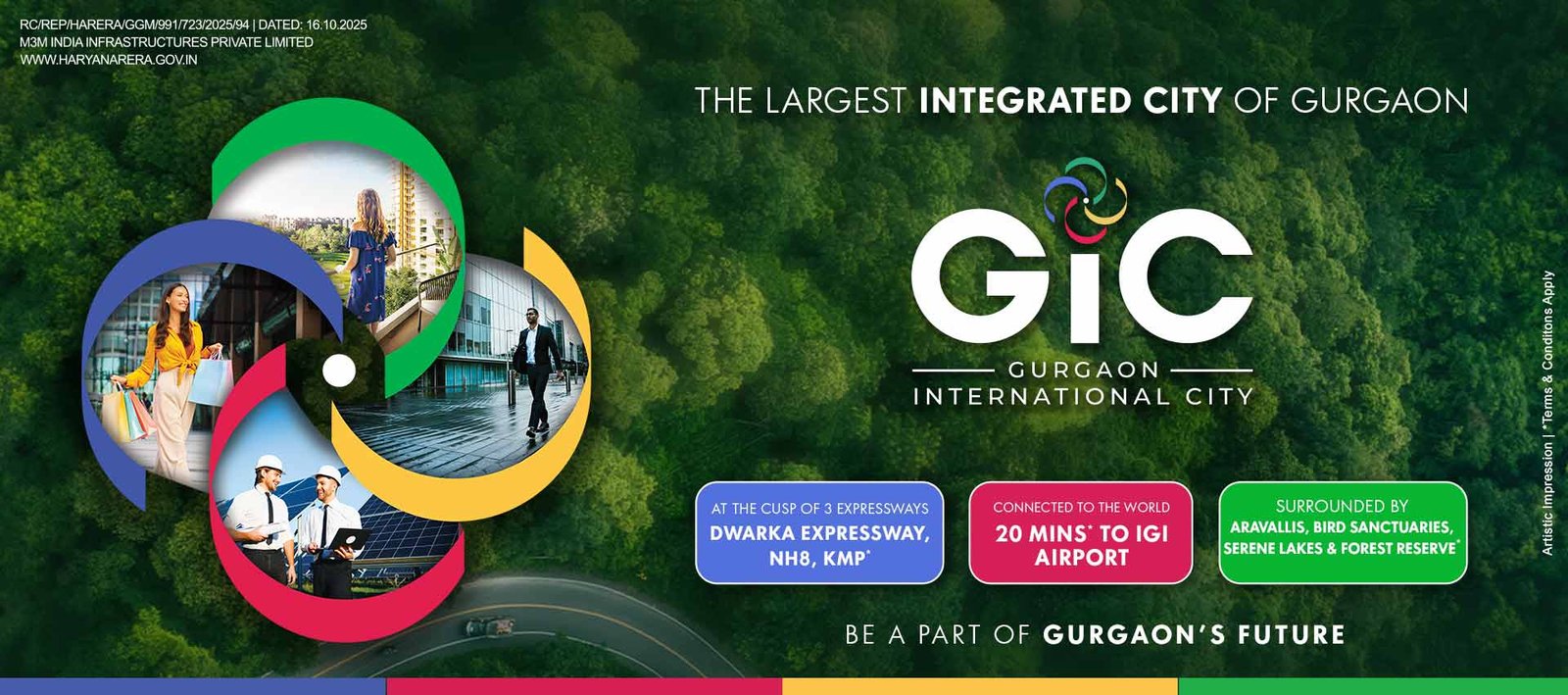 M3M COSMOS Desktop Banner